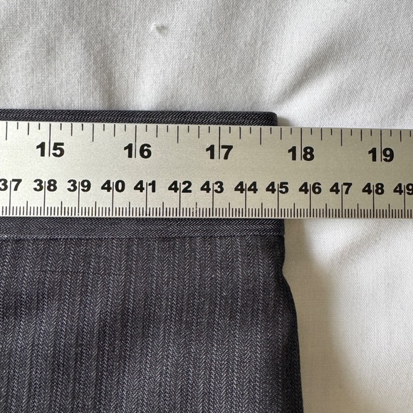 Pronto Uomo Couture Men's 100% Wool Dress Pant Trousers Navy Size 36 Formal - Picture 9 of 13